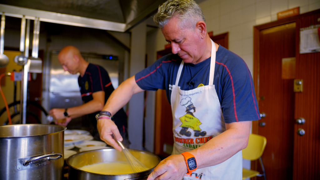 Bomberos cocineros