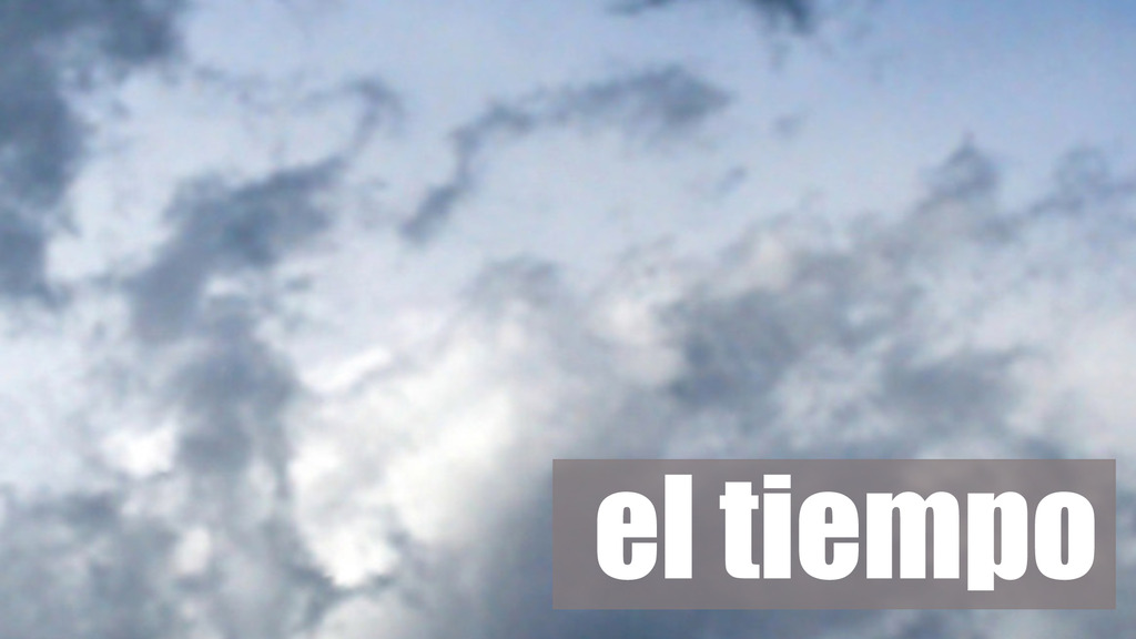 El tiempo 2